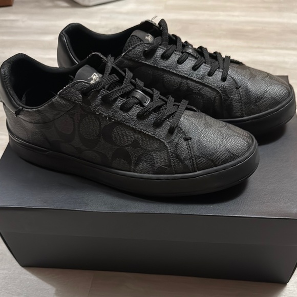 Coach Black Signature Sneakers - Picture 1 of 2